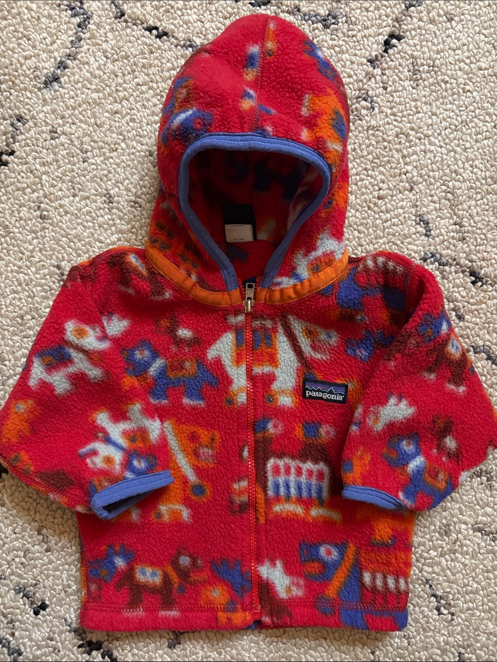 Vintage Patagonia Hooded Fleece Jacket (6m)